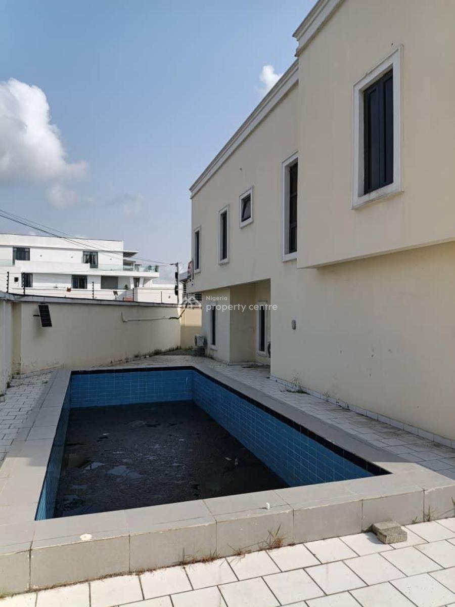 5 Bedroom Semi Detached Duplex with Bq and Swimming Pool, Chevron, Lekki, Lagos, House for Rent