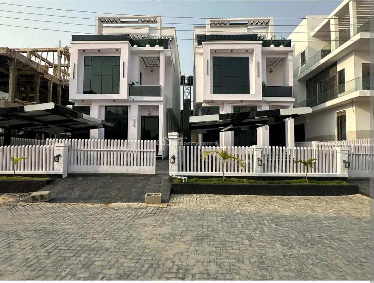 New 5 Beds Ensuite Detached Duplex, Bq, Cinema, Swimming Pool, & Rooftop, Megamound Lekki County Homes Estate, Ikota, Lekki, Lagos, Detached Duplex for Sale