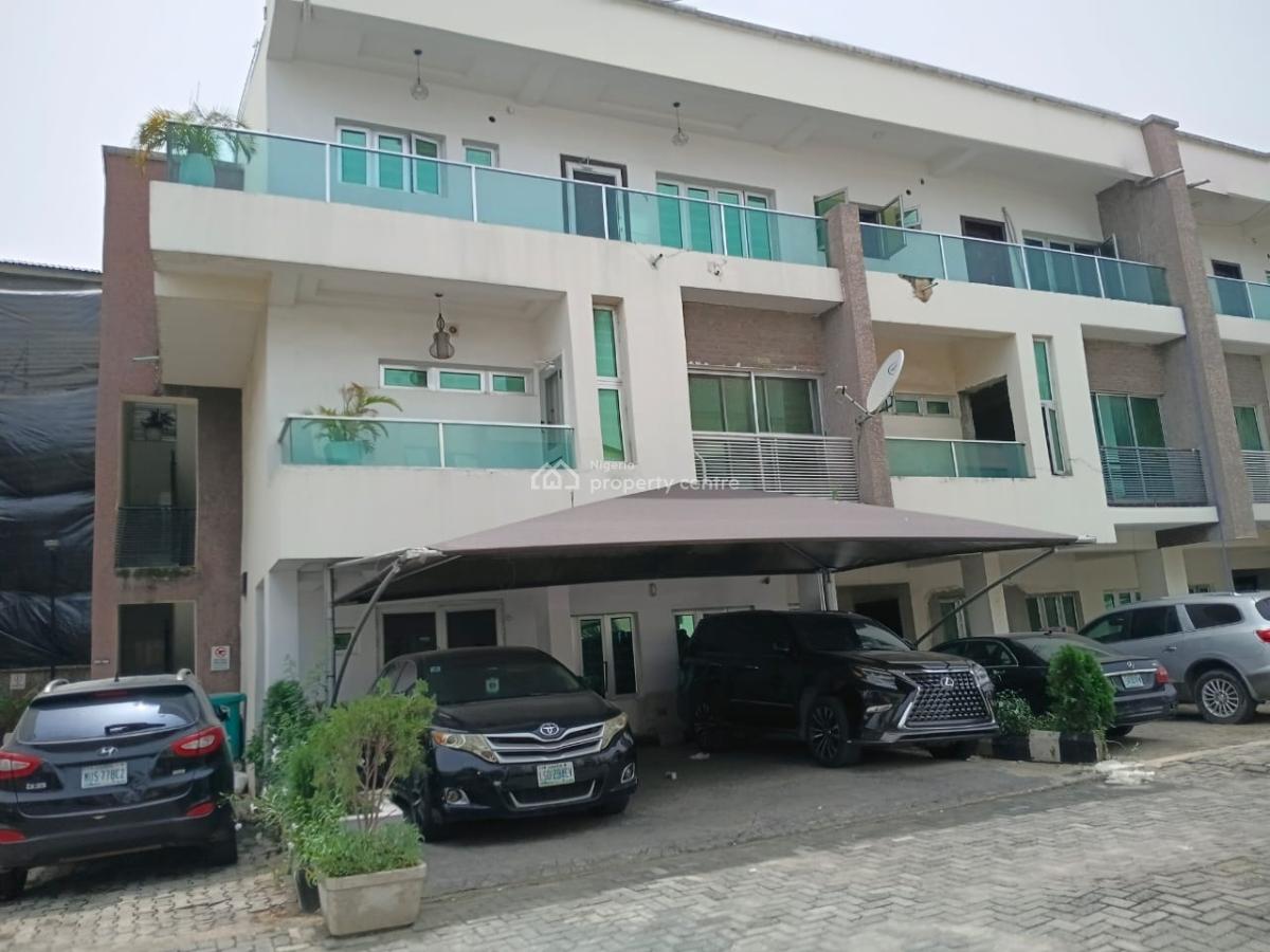 Spacious 4 Bedrooms Terrace Serviced Duplex House, Paradise 2 Estate Chevron Alternative Route, Lekki, Lagos, Terraced Duplex for Rent