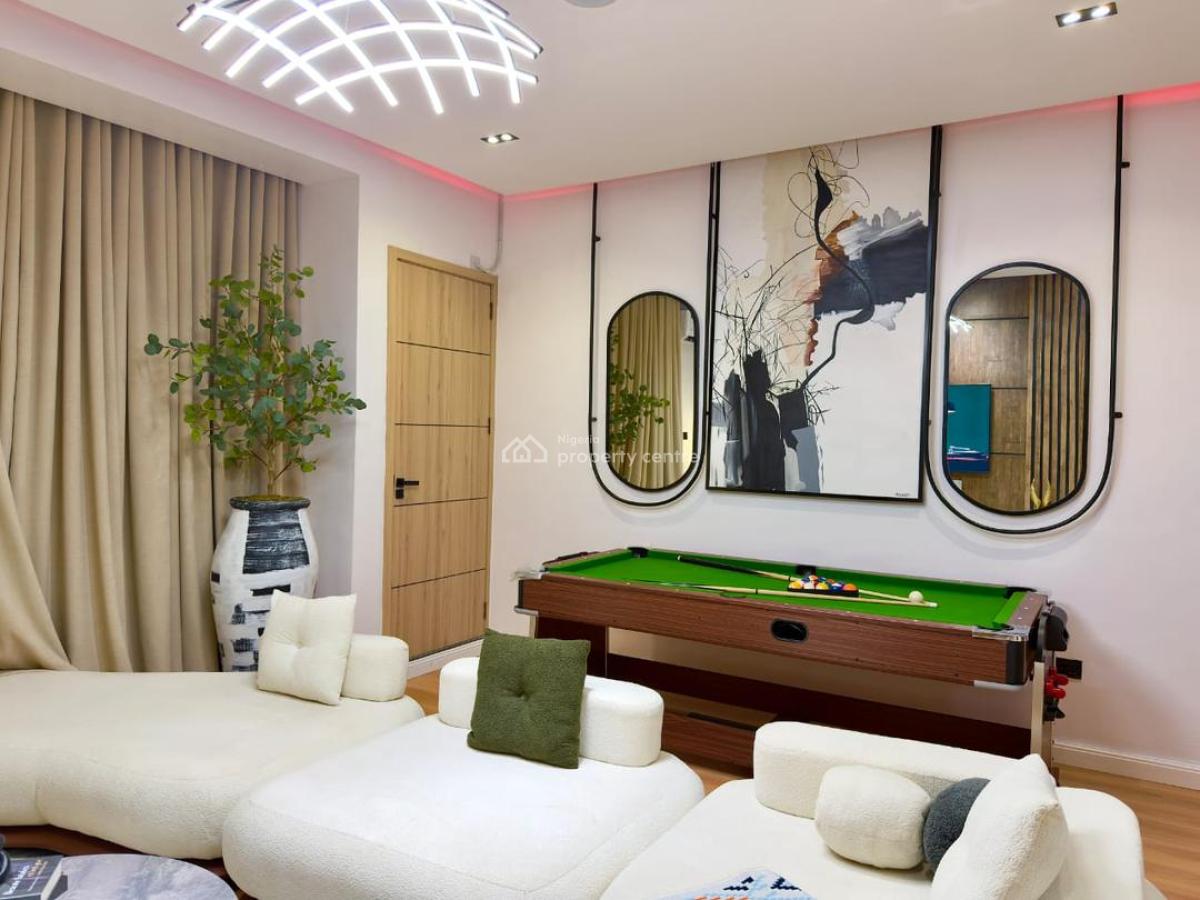 Luxury & Cozy 2bedroom with Ps5, Snooker , Balcony & Clean Water, Hunponu Wusu, Lekki Phase 1, Lekki, Lagos, Flat / Apartment Short Let