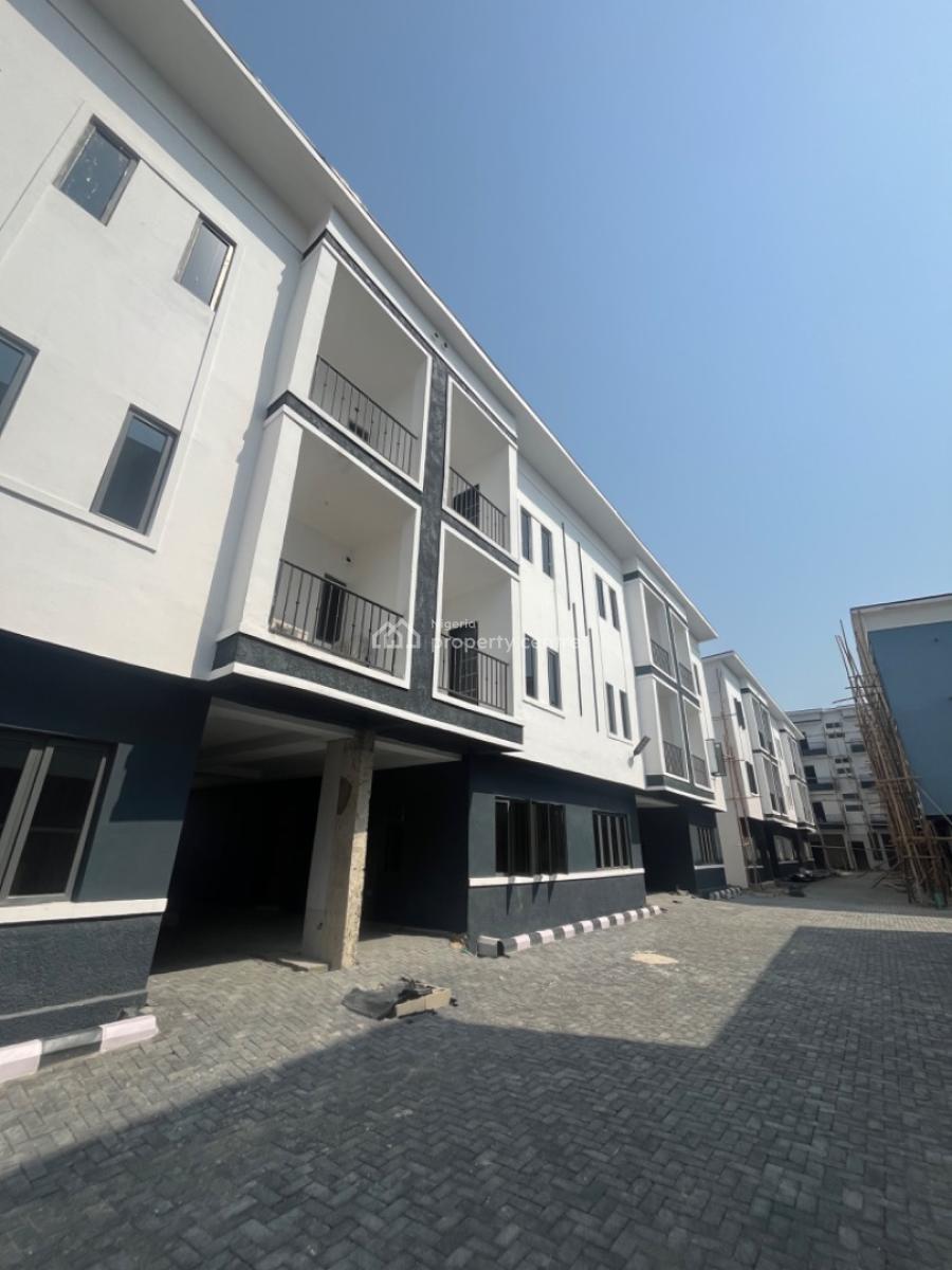 Luxury 4bedroom Terrace Duplex with Pool, Green Area & Kids Playground, Chevron, Lekki, Lagos, Terraced Duplex for Sale