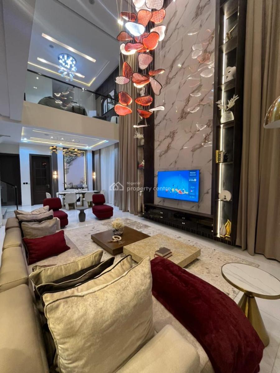 Luxury 5bedroom Fully Detached and Fully Furnished Duplex, Lekky County Homes Estate, Megamound., Ikota, Lekki, Lagos, Detached Duplex for Rent