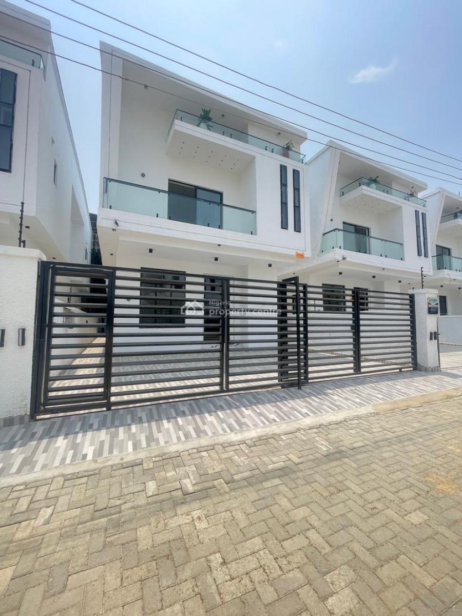 4 Bedroom 4 Bath 2 Cars  Fully Detached Duplex with Living Room, Ajah, Lagos, Detached Duplex for Sale