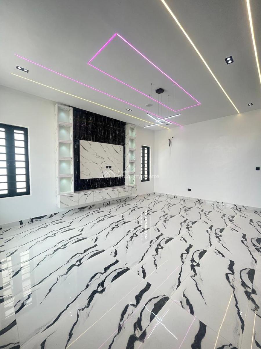 4 Bedroom 4 Bath 2 Cars  Fully Detached Duplex with Living Room, Ajah, Lagos, Detached Duplex for Sale