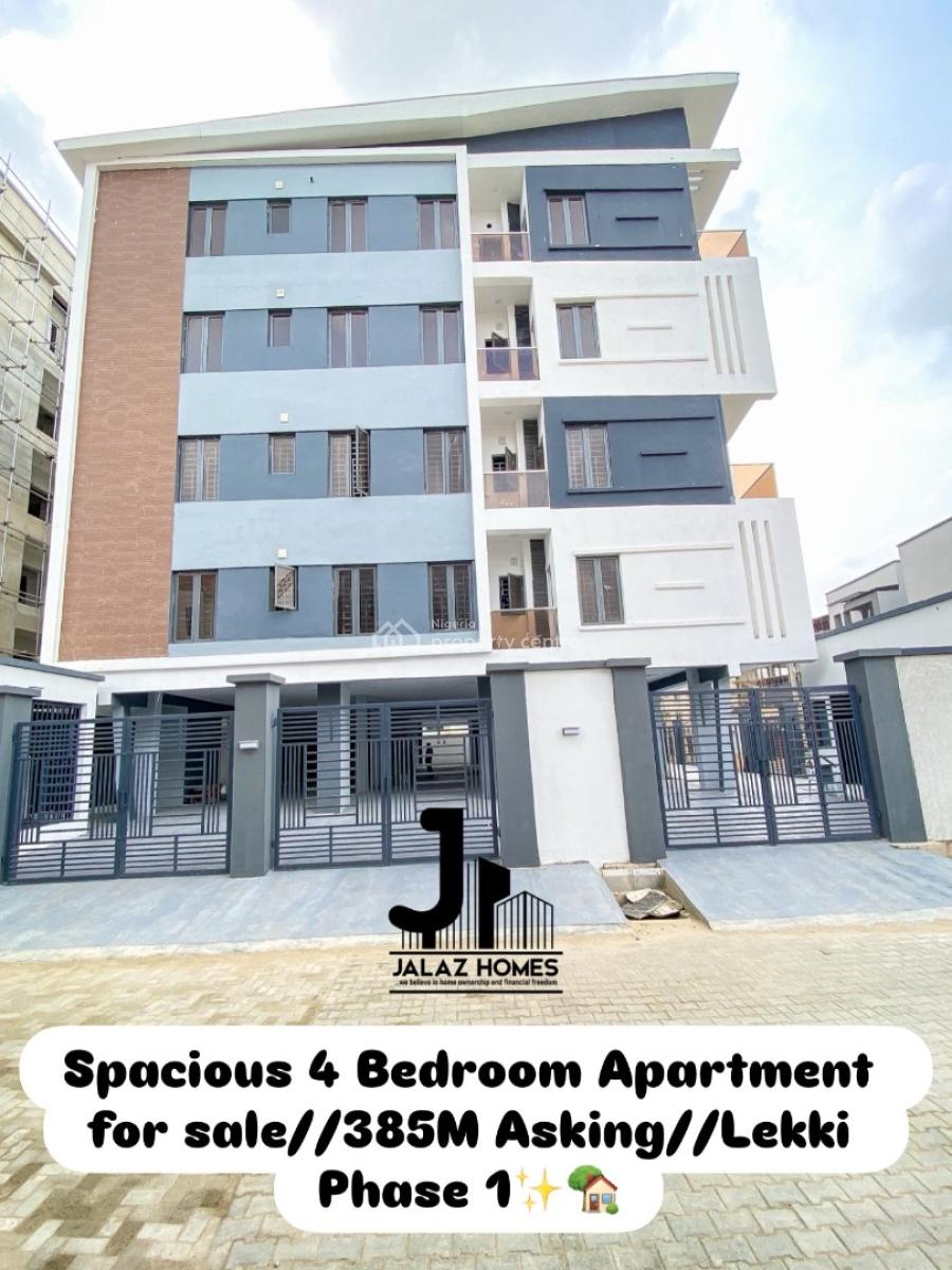 4 Bedroom Serviced Apartment with a Bq, Lekki Phase 1, Lekki, Lagos, House for Sale
