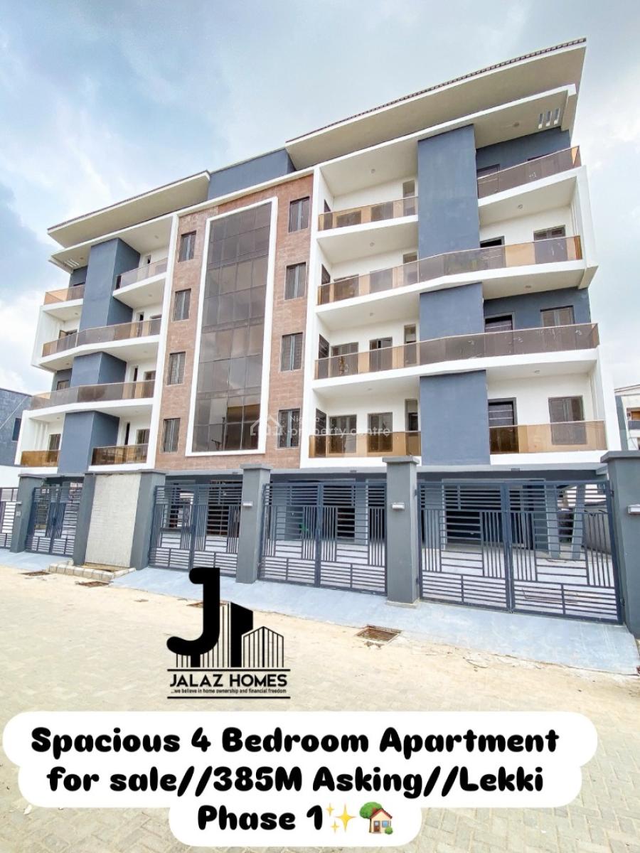 4 Bedroom Serviced Apartment with a Bq, Lekki Phase 1, Lekki, Lagos, House for Sale