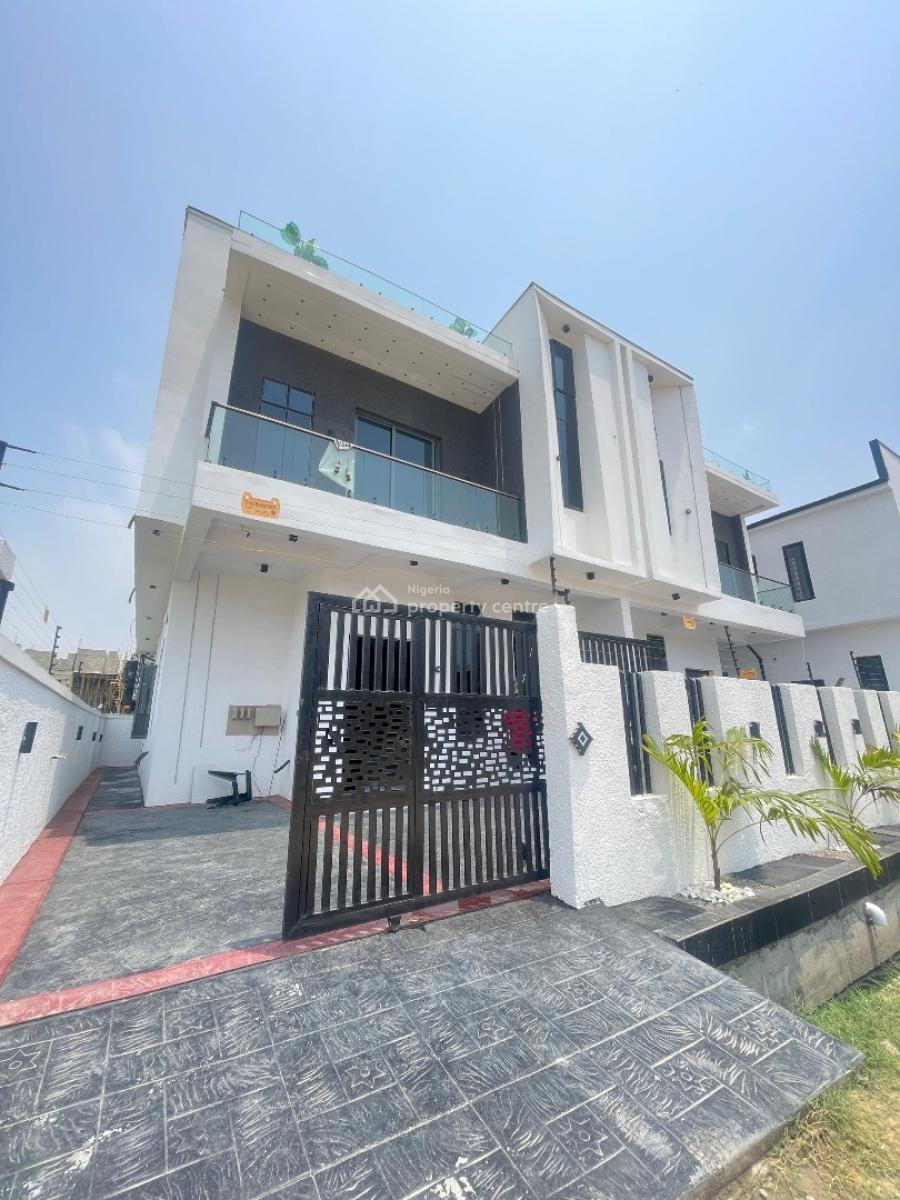 4 Bedroom 4 Bath2cars  Semi Detached Duplex with Led Lights,, Ajah, Lagos, Semi-detached Duplex for Sale