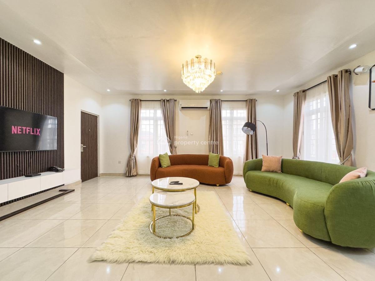 Luxury Fully Furnished 3 Bedroom Apartment Available From Today, Oluwakayode Jacobs Crescent, Freedom Way, Lekki Phase 1, Lekki, Lagos, Flat / Apartment Short Let