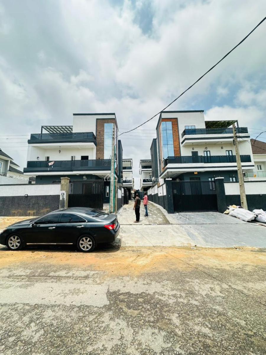 Newly Built 5 Bedroom Fully Detached Duplex with a Bq and Terrace Roof, Gra Phase 2, Magodo, Lagos, Detached Duplex for Sale