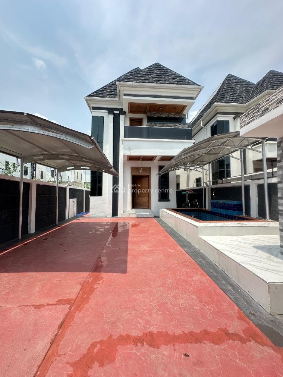 Spaciously Built 5 Bedroom Detached Duplex with Bq & Pool, Orchid, Lekki, Lagos, Detached Duplex for Sale