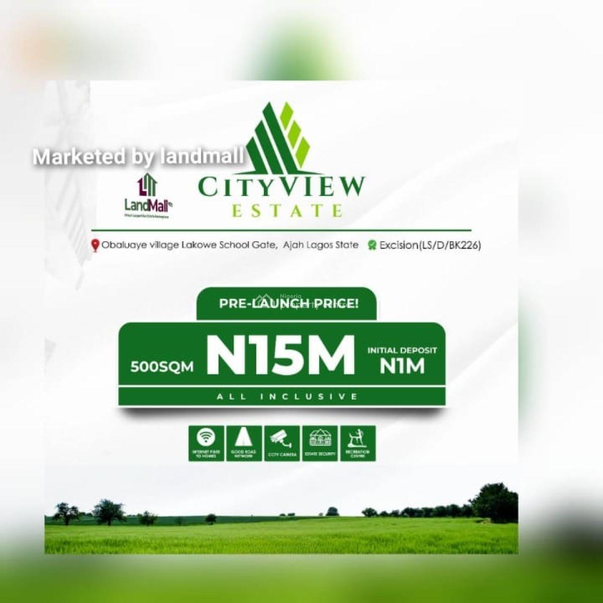 500sqm Land at Ajah, Lakowe School Gate, Ajah, Lagos, Land for Sale