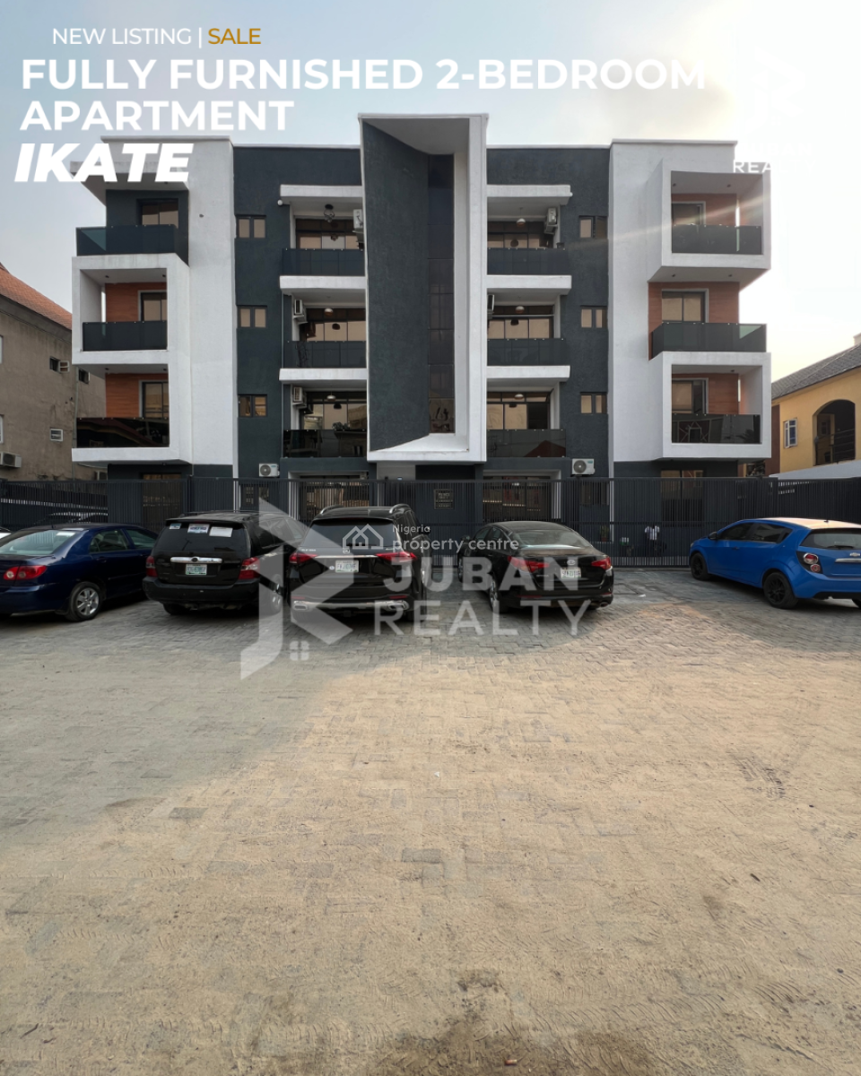 Fully Furnished 2 Bedroom Apartment, Ikate, Lekki, Lagos, Block of Flats for Sale