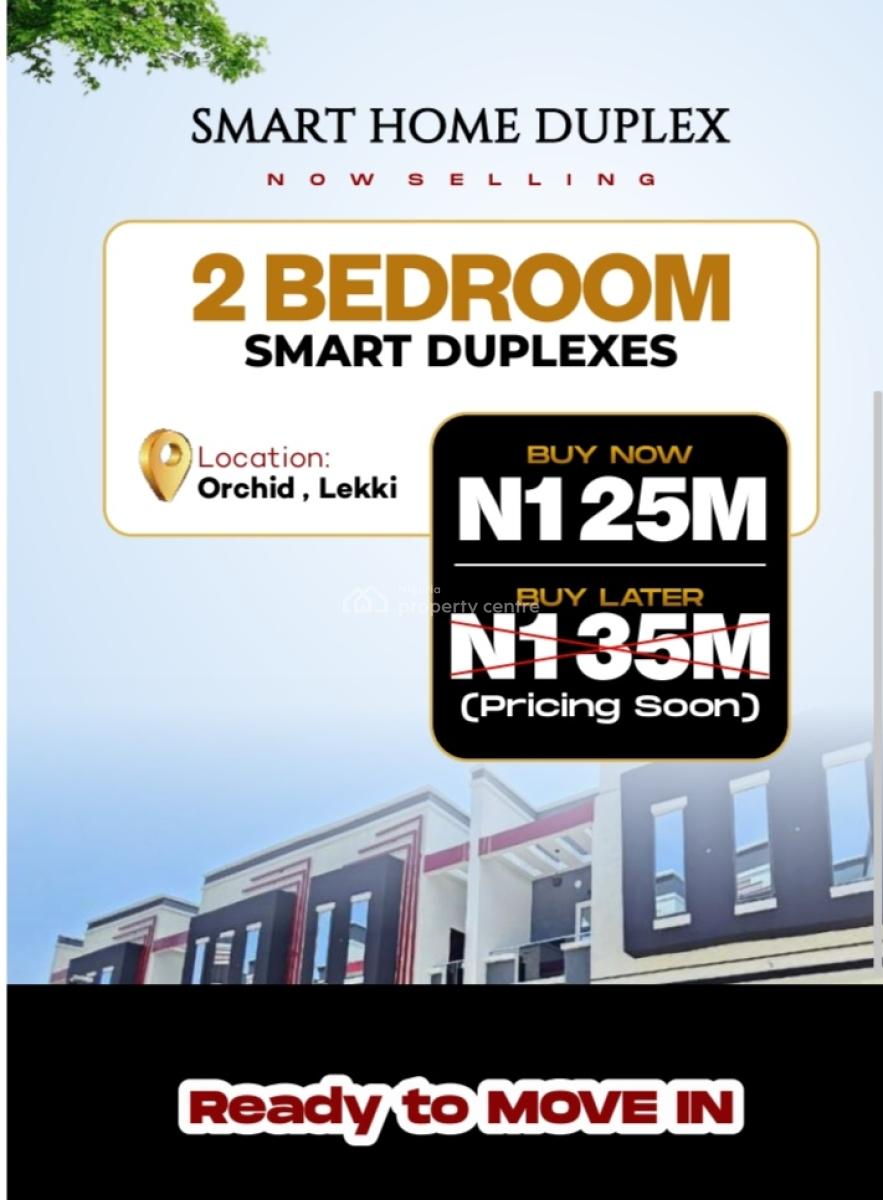 Fully Automated Smart 4bedroom with Bq, Orchid Hotel Road, Lekki, Lagos, Terraced Duplex for Sale