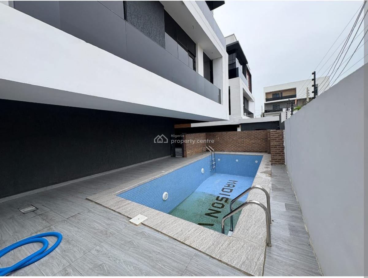 New 4 Bedrooms All Ensuite Terrace Duplex, Swimming Pool, Generator, Lekki Phase 1, Lekki, Lagos, Terraced Duplex for Sale