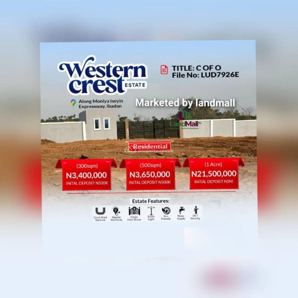 1 Acre of Mixed Used Land, Moniya, Ibadan, Oyo, Mixed-use Land for Sale