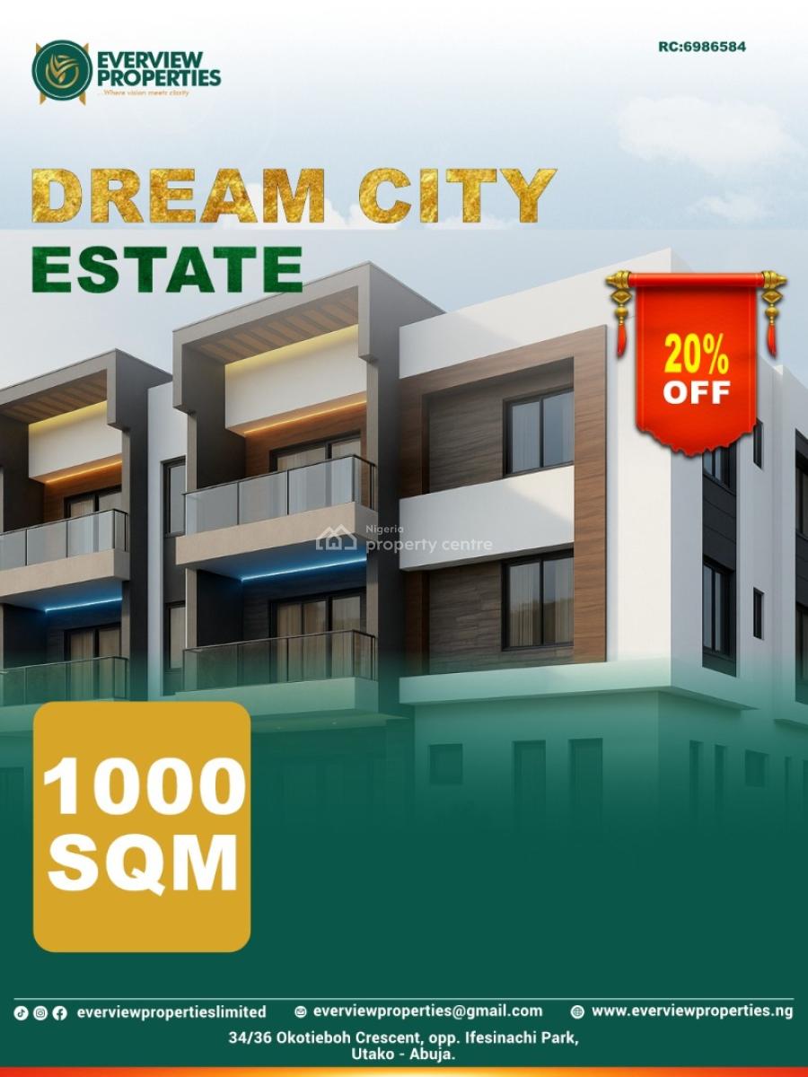 1000sqm for 6 Units of 3-bedroom Blocks Flat, Behind Woodhill Estate, Kuje, Abuja, Land for Sale