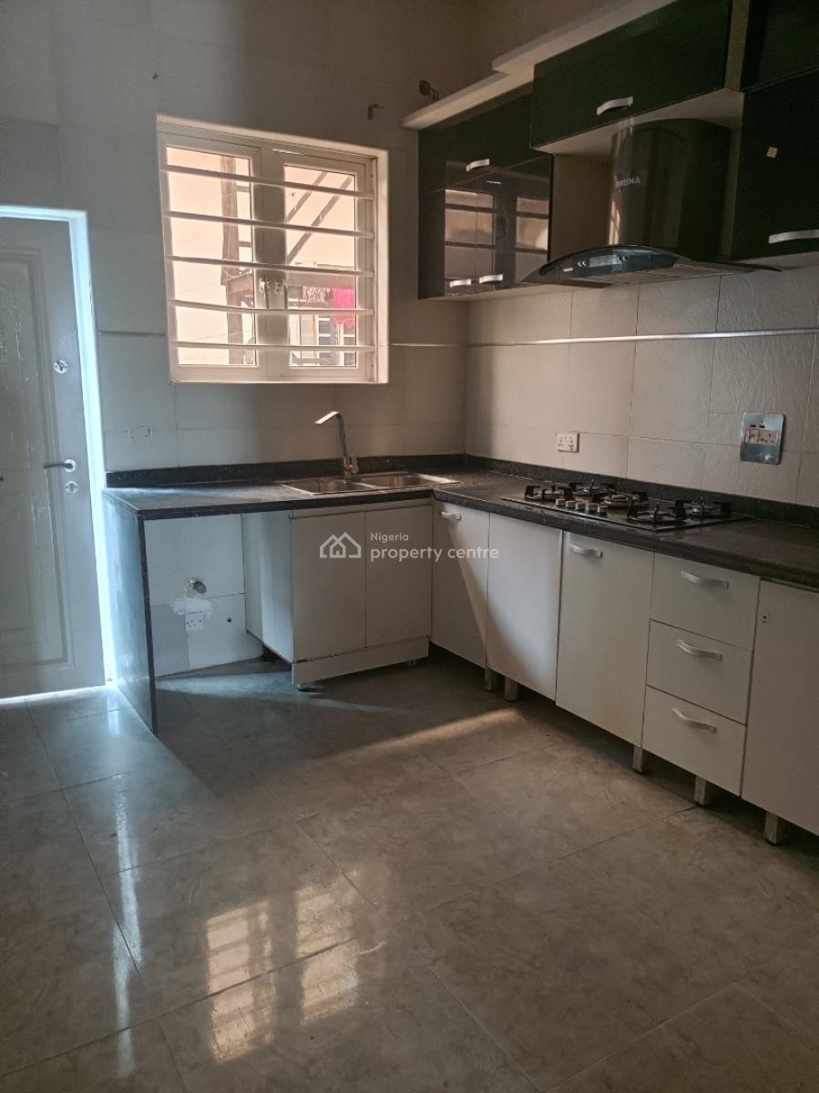 Sharp 4 Bedroom with Bq and Security House 4 Car Space, Osapa, Lekki, Lagos, Semi-detached Duplex for Rent