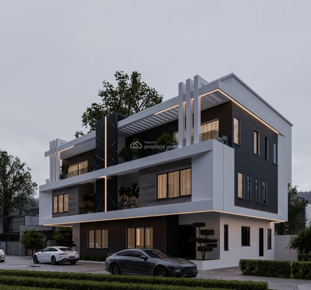 Off Plan: 5 Bedroom Semi Detached Duplex, Beach Resort, Osapa, Lekki, Lagos, Semi-detached Duplex for Sale