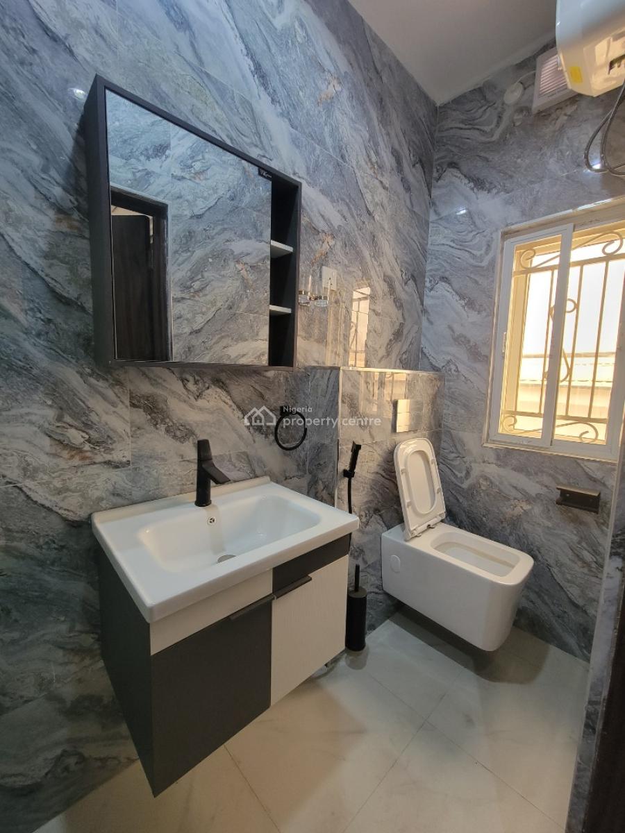 Semi Furnished 3-bedroom Flat with Inverter & Acs, in an Estate, Katampe, Abuja, Flat / Apartment for Rent