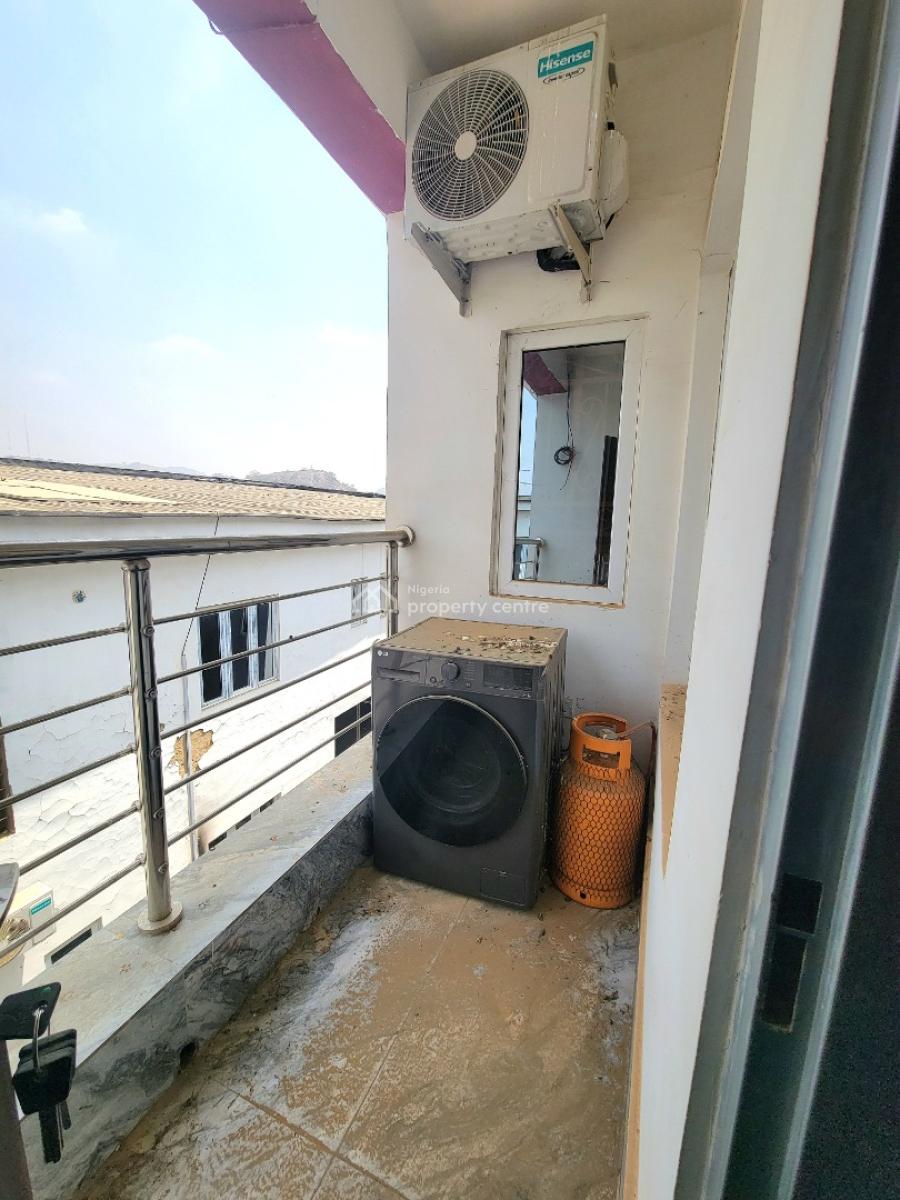 Semi Furnished 3-bedroom Flat with Inverter & Acs, in an Estate, Katampe, Abuja, Flat / Apartment for Rent
