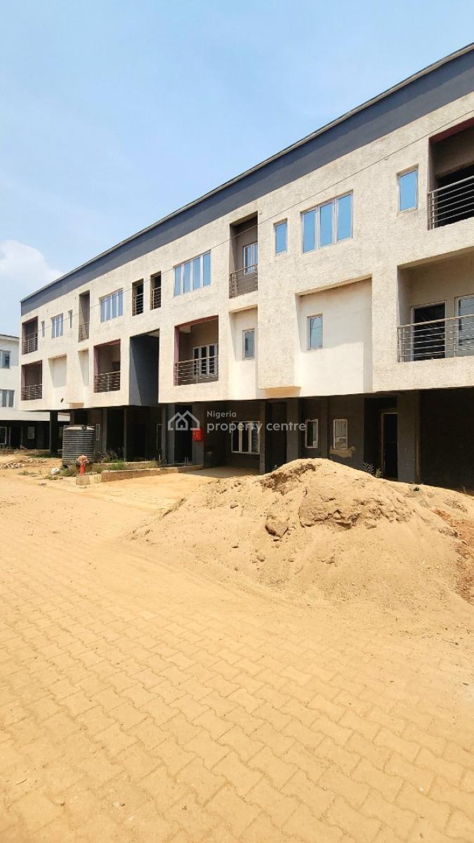 Semi Furnished 3-bedroom Flat with Inverter & Acs, in an Estate, Katampe, Abuja, Flat / Apartment for Rent