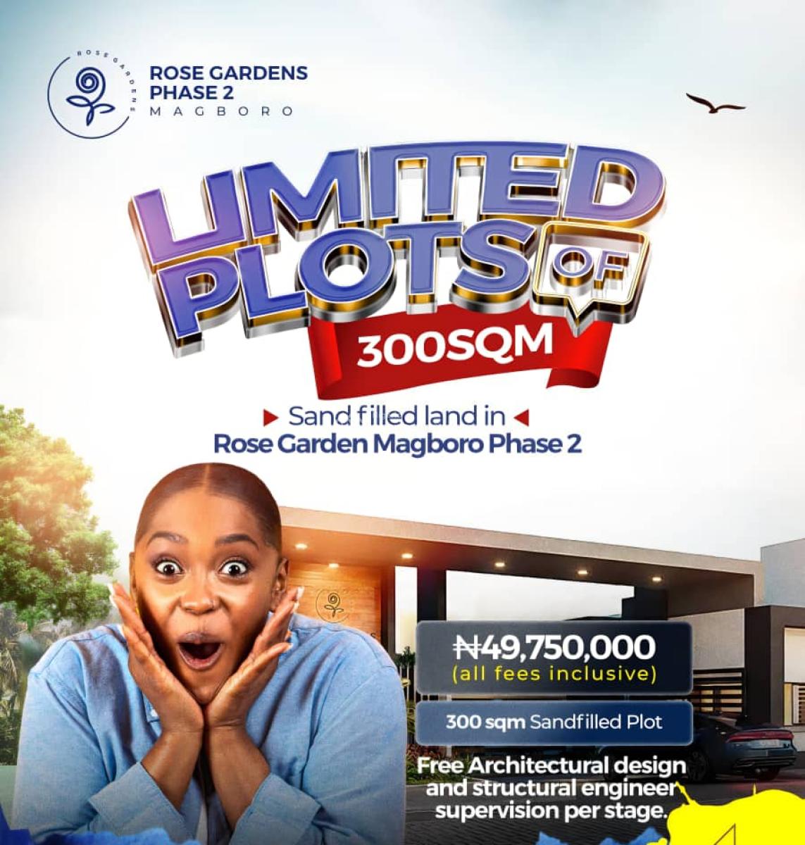 Land with Cofo Inside a Secured Estate, Inside Wemabod Estate,5 Minutes From Berger, Magboro, Ogun, Land for Sale