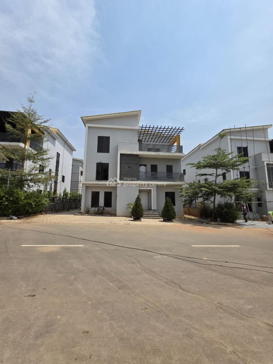 Massive 5 Bedroom Detached Duplex with Bq in a Beautiful Estate, Nicon Junction Opposite Maitama Main, Katampe, Abuja, Detached Duplex for Sale
