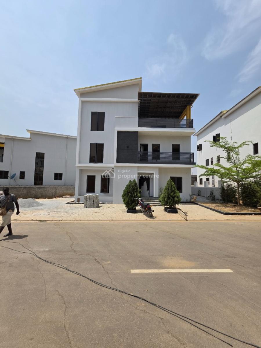 Massive 5 Bedroom Detached Duplex with Bq in a Beautiful Estate, Nicon Junction Opposite Maitama Main, Katampe, Abuja, Detached Duplex for Sale