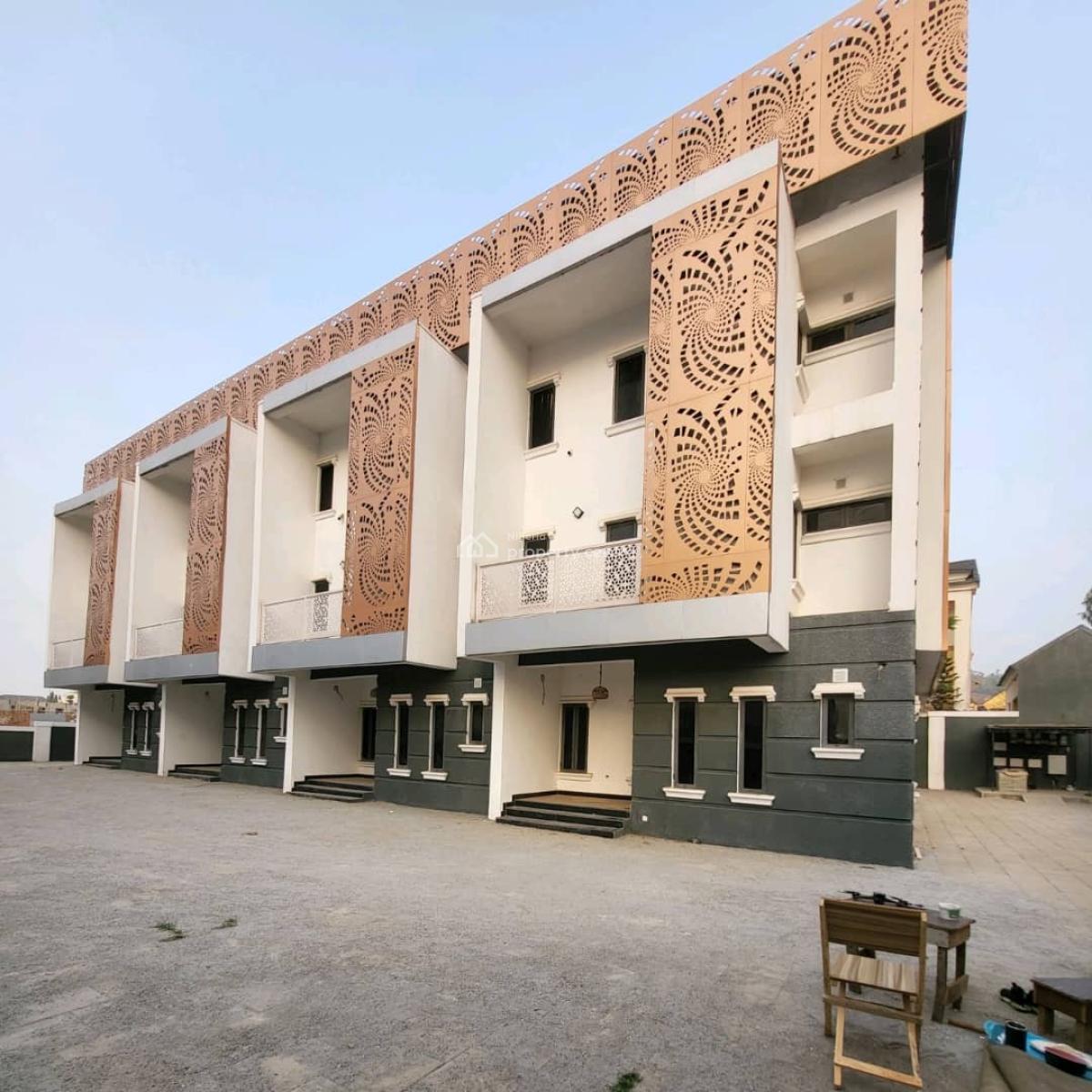 Impeccably 4-bedroom Terrace Duplex with a Room Boys Quarters, Guzape District,abuja, Guzape District, Abuja, Terraced Duplex for Sale