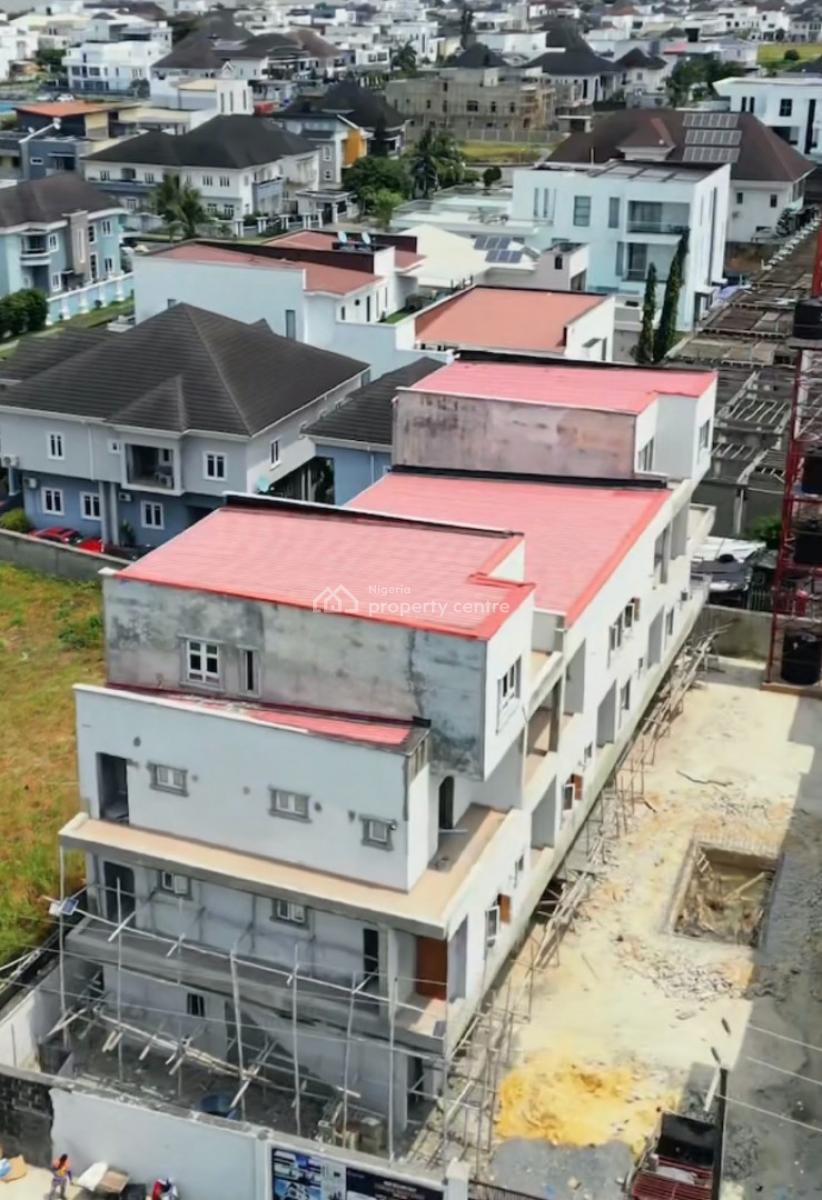 4 Bedroom Terrace Duplex, Off Pinnock Estate, Osapa, Lekki, Lagos, Flat / Apartment for Sale