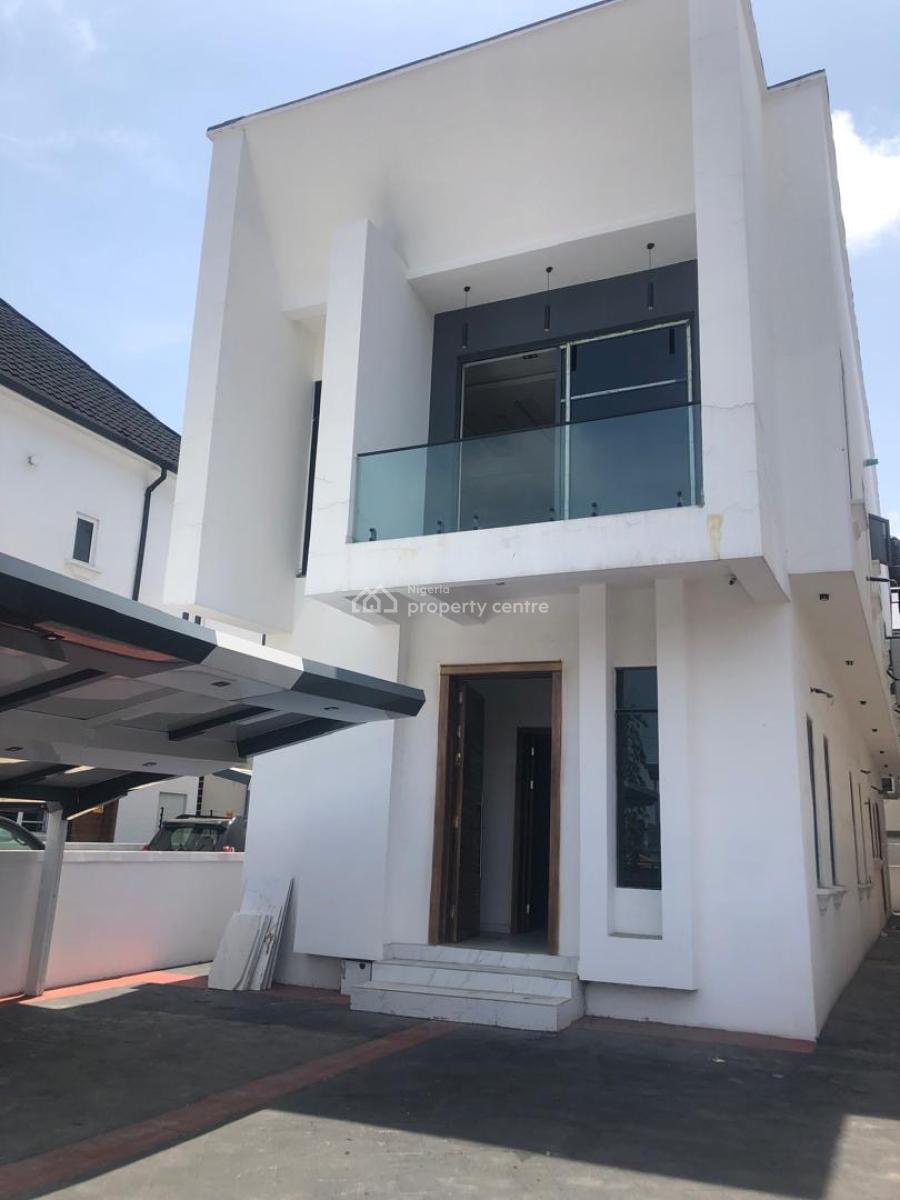 Well-built Luxury Spacious 5 Bedroom  Semi Detached Duplex with a Room, Osapa London, Lekki, Lagos, Detached Duplex for Sale