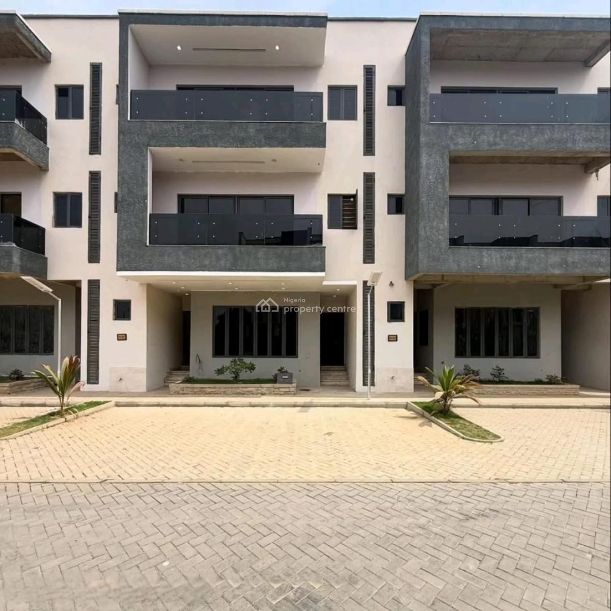 4 Bedroom Terrace Duplex with a Room Bq, Jahi, Abuja, Terraced Duplex for Sale
