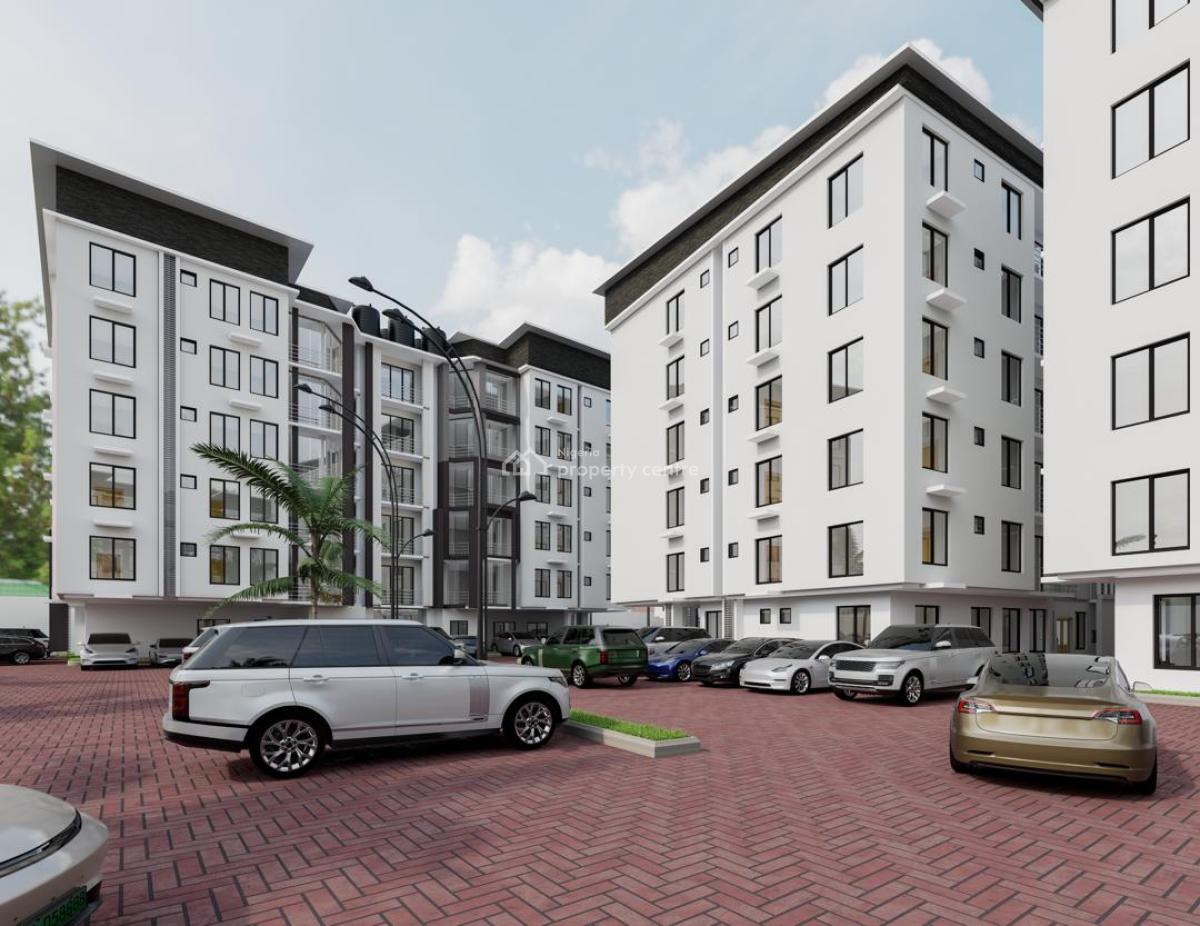 Aspire Apartment: Premium Apartment with Waterfront View, Sola Omole Street, Opposite Addo New Market, Ajah, Lagos, Block of Flats for Sale