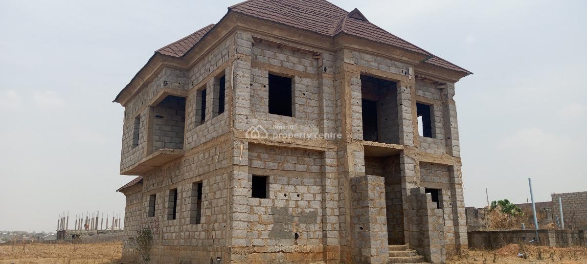 Luxury 4bedroom Detached Duplex with 2room Bq Carcass Level, Kanma Estate Von Road, Sabon Lugbe, Lugbe District, Abuja, Detached Duplex for Sale