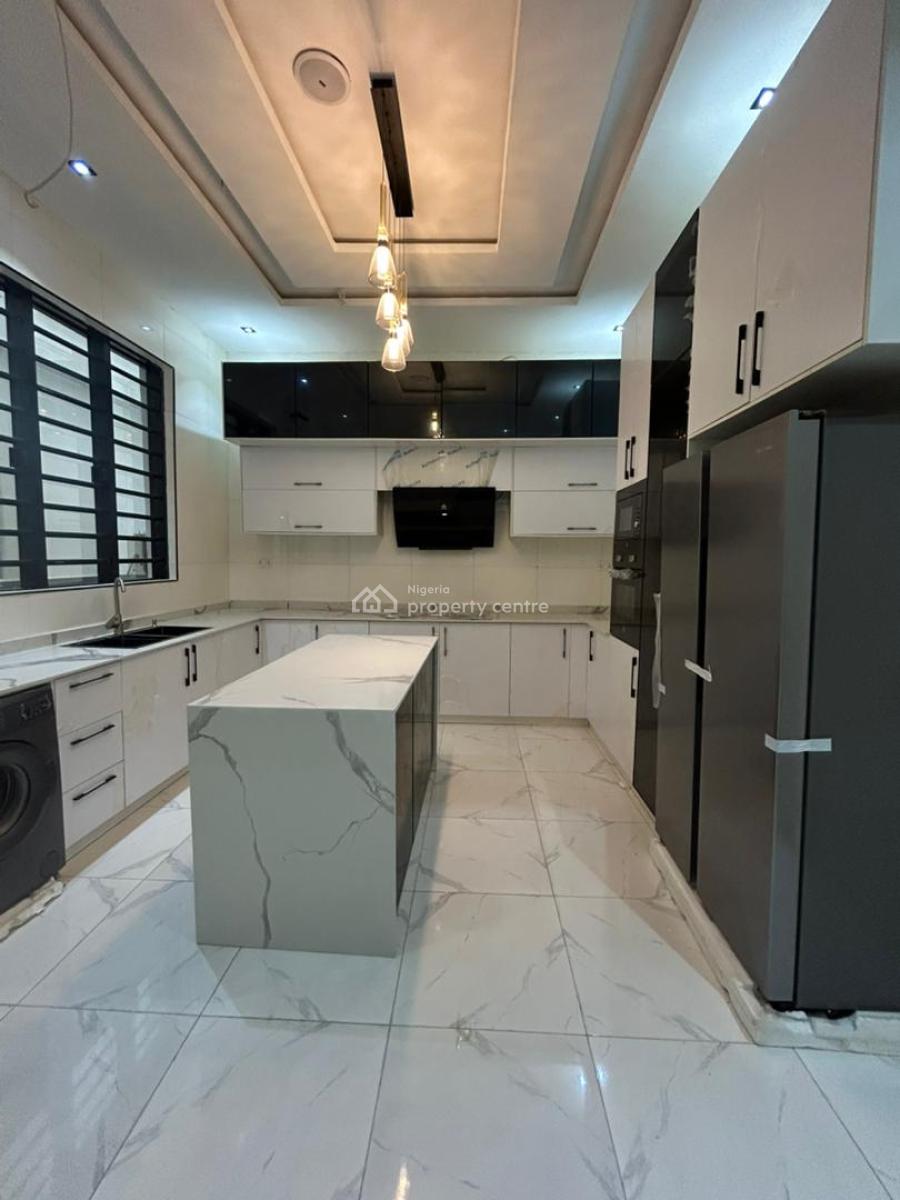 Luxury 5 Bedroom Fully Detached Duplex with Bq, Chevron, Lekki, Lagos, Detached Duplex for Rent