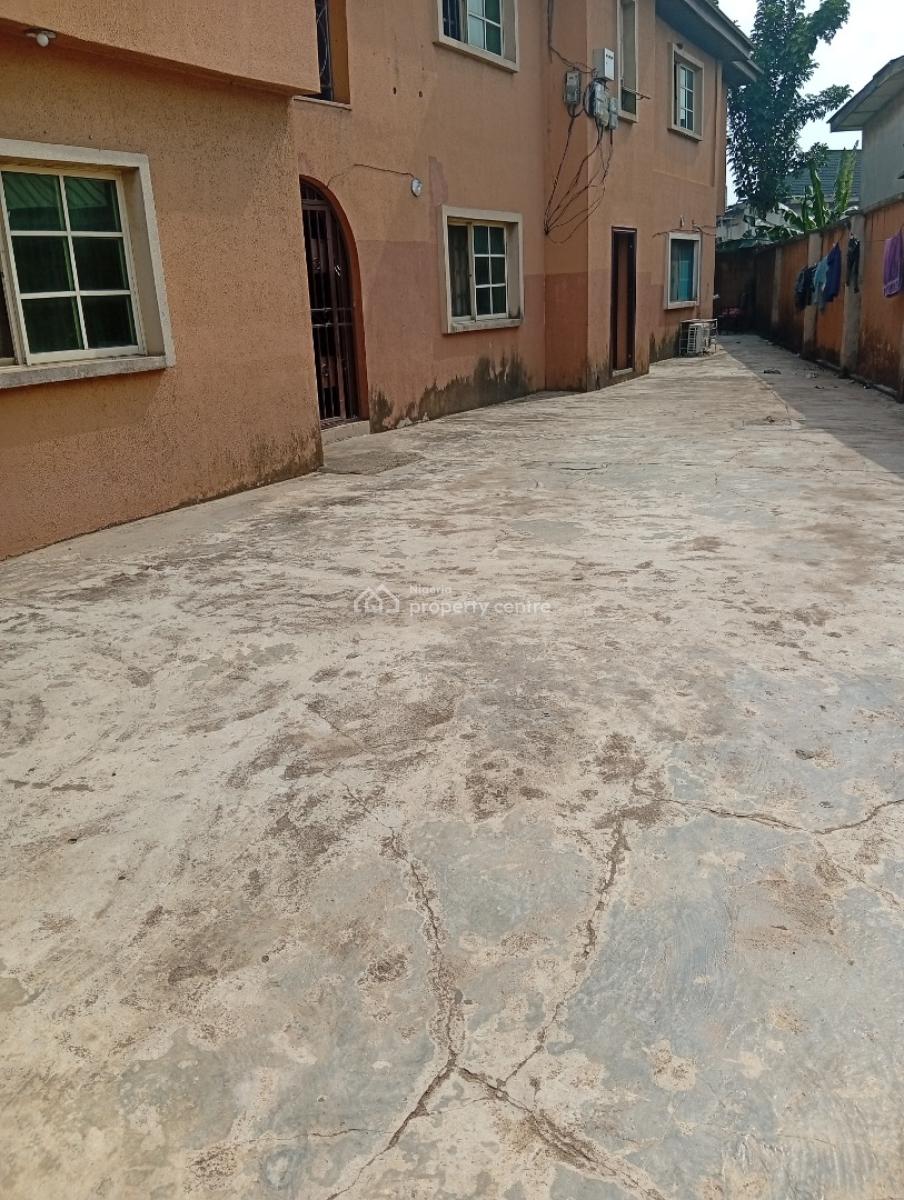 Upstairs Front Flat 3 Bedroom Flat in a Gated Street, Off Pipeline Road, Fagba, Agege, Lagos, Flat / Apartment for Rent