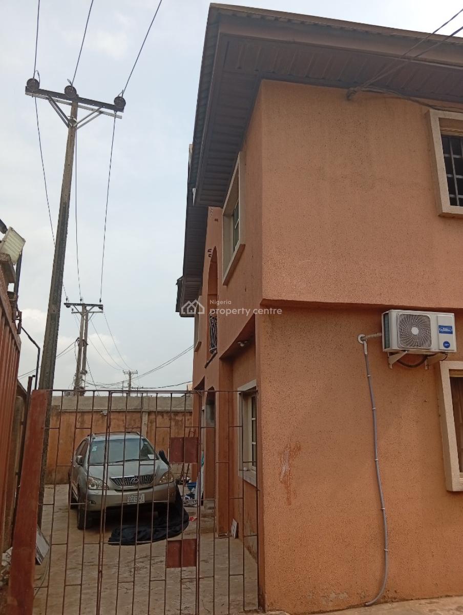 Upstairs Front Flat 3 Bedroom Flat in a Gated Street, Off Pipeline Road, Fagba, Agege, Lagos, Flat / Apartment for Rent