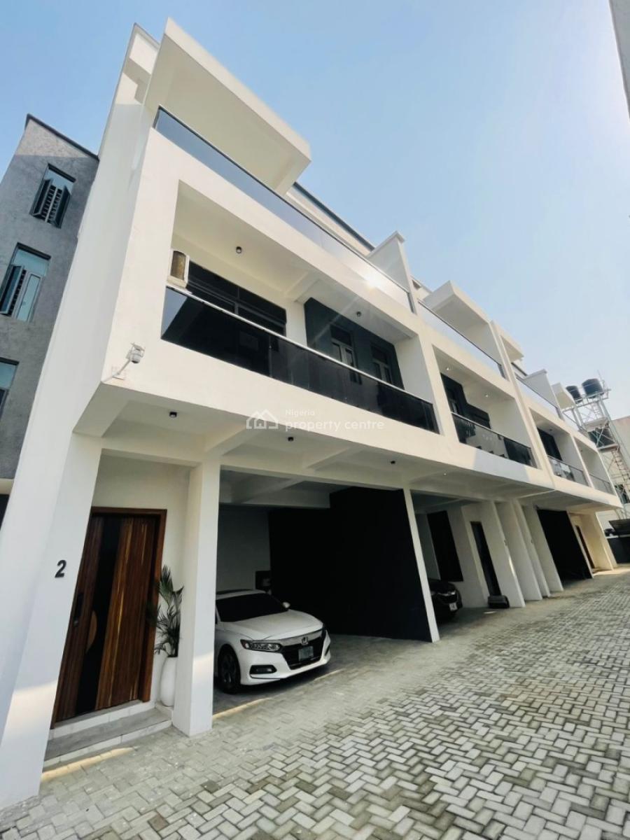 Well Spacious 4 Bedroom Terraced Duplex with Bq, Ologolo, Lekki, Lagos, Terraced Duplex for Sale