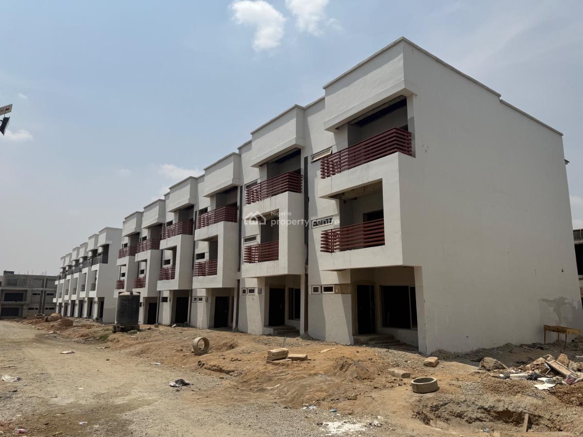 a Standard Home in a Premium Estate Environment, By Funtaj School, Life Camp, Abuja, Terraced Duplex for Sale