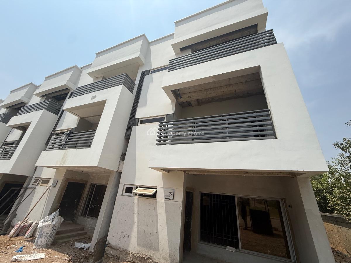 a Standard Home in a Premium Estate Environment, By Funtaj School, Life Camp, Abuja, Terraced Duplex for Sale