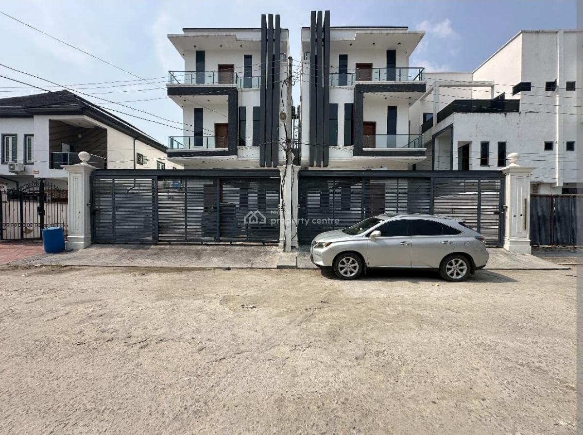 New 5 Bedrooms Ensuite Detached Duplex, Bq in a Gated Estate., Agungi, Lekki, Lagos, Detached Duplex for Sale