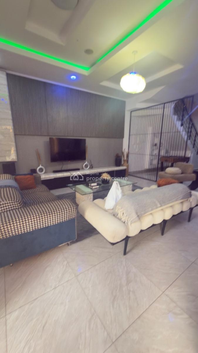 Fully Furnished 4 Bedroom Semi Detached Duplex, Agungi, Lekki, Lagos, Semi-detached Duplex for Rent