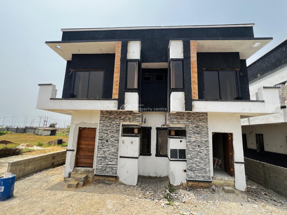 Water Front Property, Lekki 2nd Tollgate Orchid Road, Lekki Expressway, Lekki, Lagos, Semi-detached Duplex for Sale