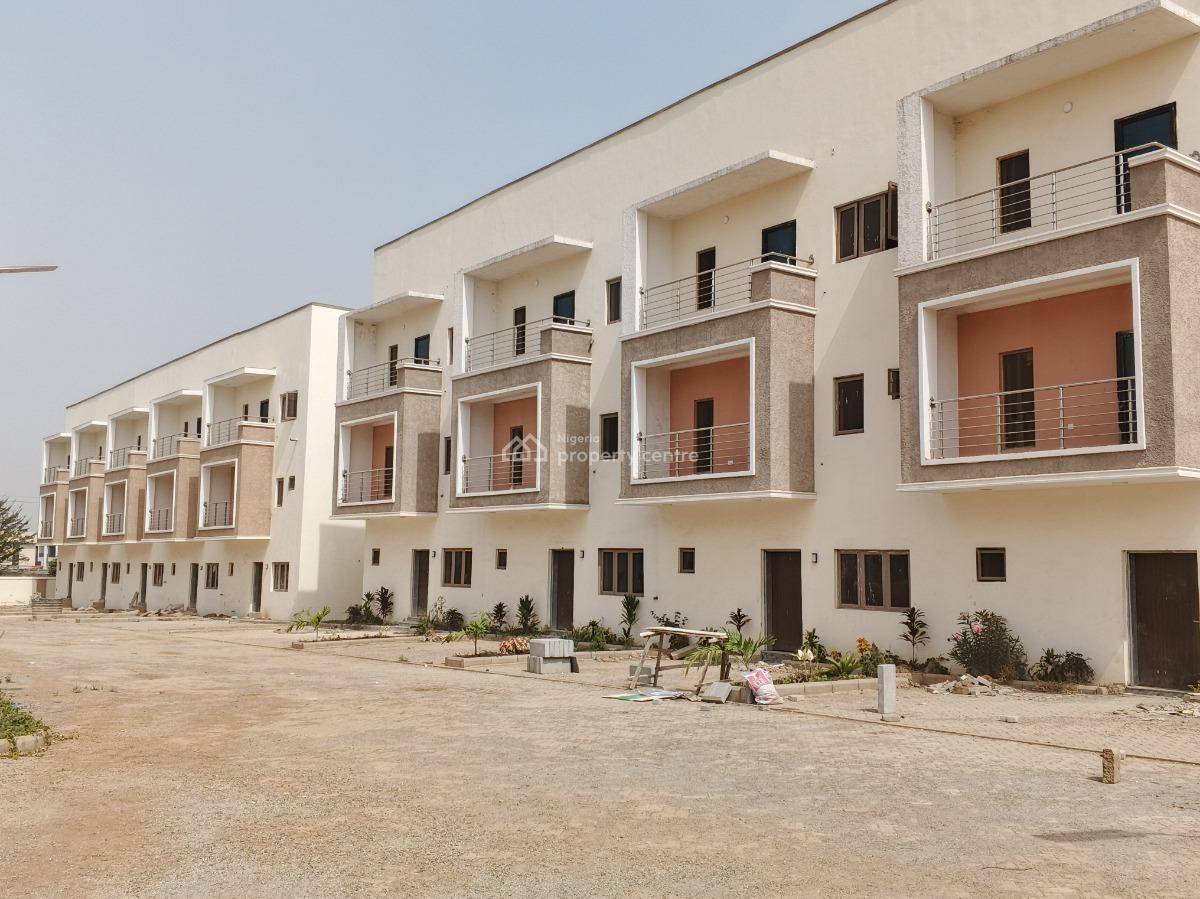 Newly Built 4 Bedroom Terrace Duplex with Bq, By Nicon/maitama Junction, Katampe, Abuja, Terraced Duplex for Sale
