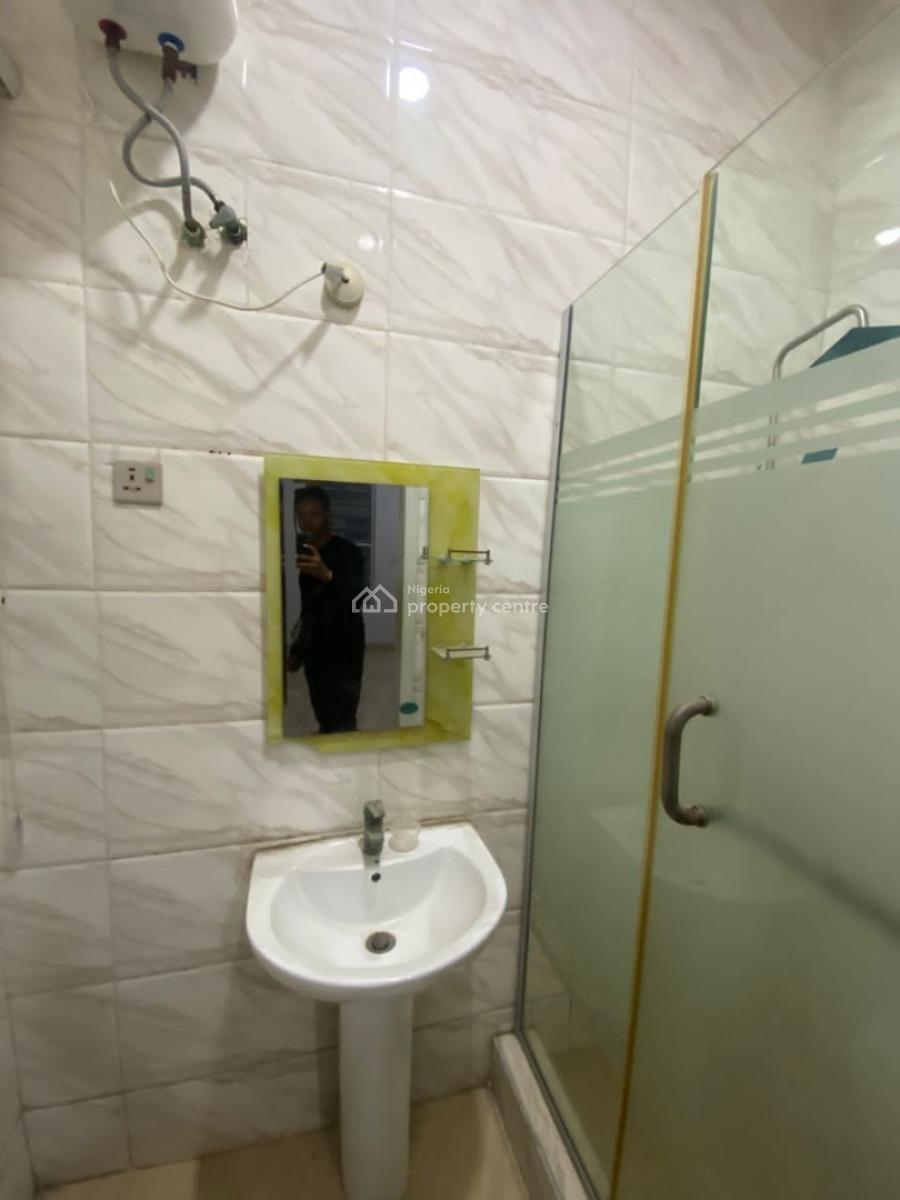 Large  Room and Palor with Balcony, Wardrobe, 20-24hrs  Powr, Clean W, Ikota Villa, Ikota, Lekki, Lagos, Mini Flat (room and Parlour) for Rent