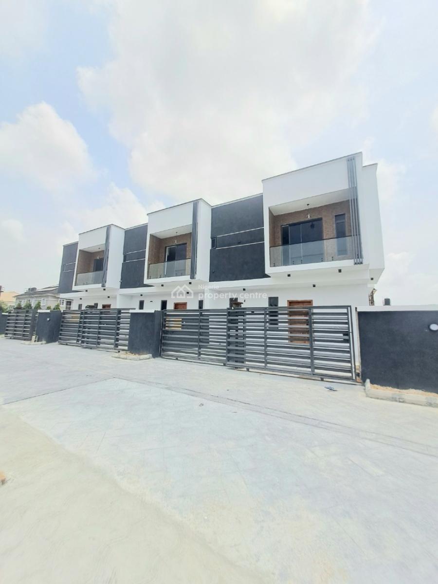 Newly Built 3 Bedroom Terraced with Bq in a Gated Estate, Abraham Adesanya, Ajah, Lagos, Terraced Duplex for Sale