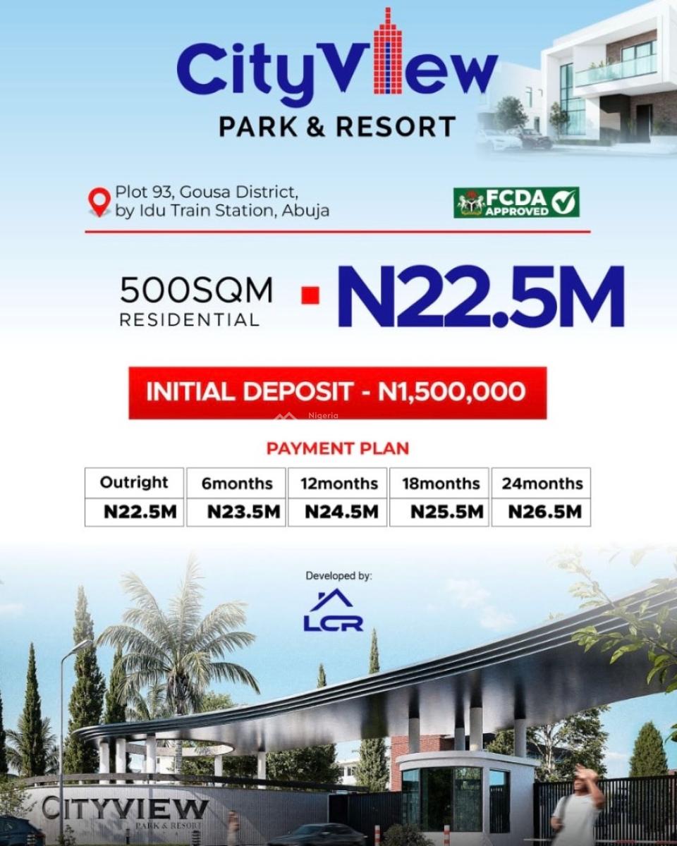 Affordable and Verified Dry Land, City View with Fcda Locate Plot 93 Gousa District By Idu Train Station, Idu Industrial, Abuja, Mixed-use Land for Sale