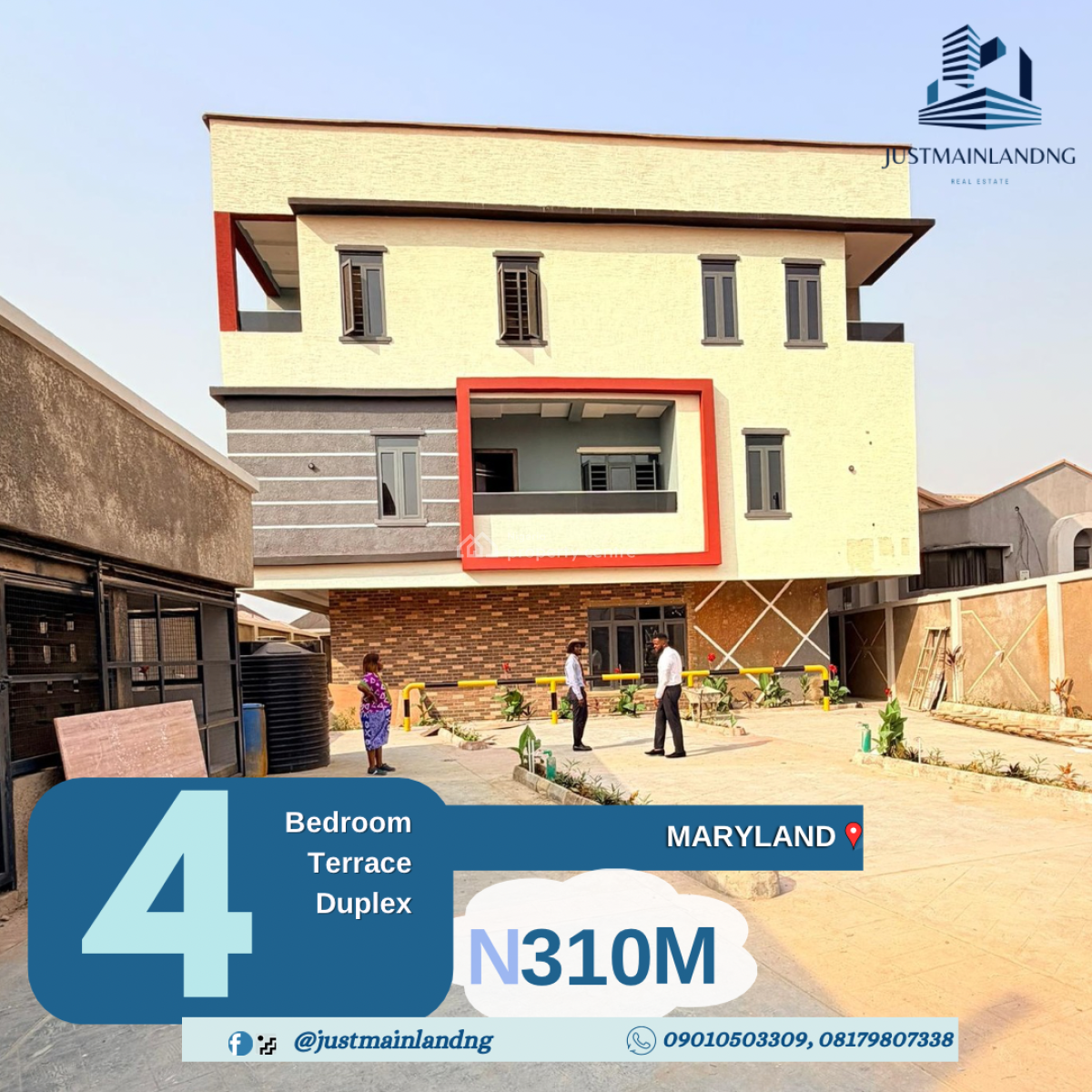 Lovely Built 4-bedroom Terrace Duplex in a Secured Estate, Maryland, Lagos, Terraced Duplex for Sale