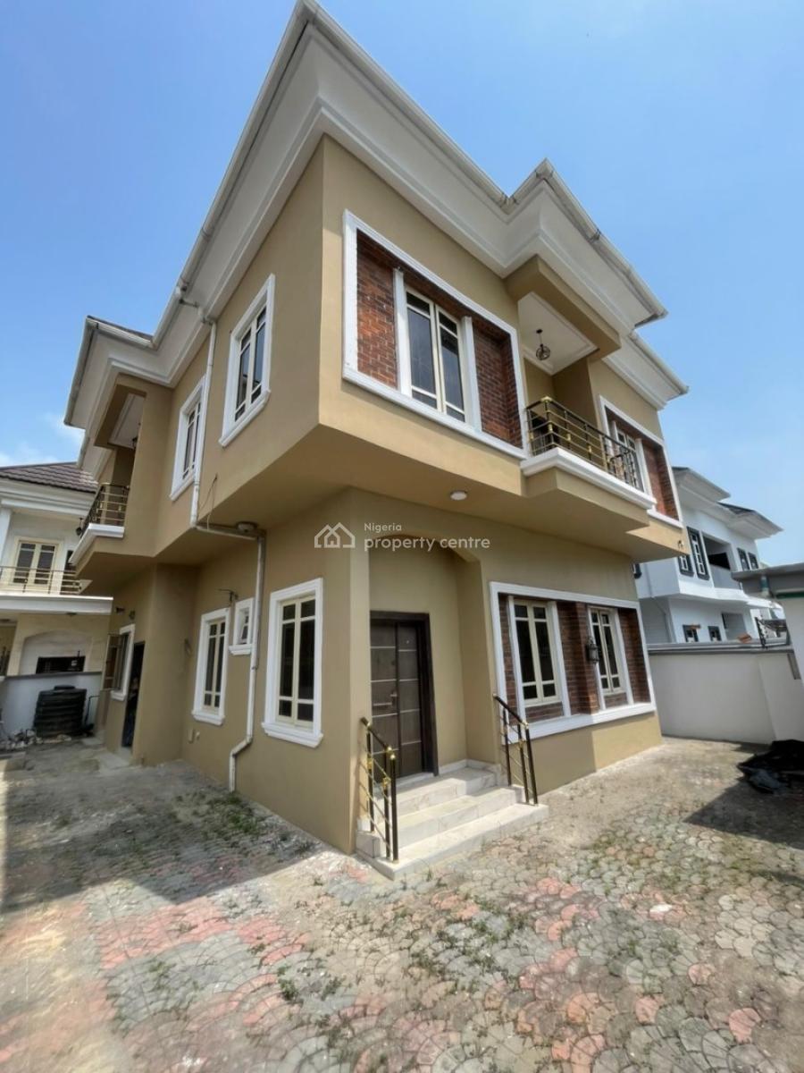 Well Maintain 4 Bedroom Fully Detached Duplex with Bq, Chevron, Lekki Expressway, Lekki, Lagos, Detached Duplex for Rent