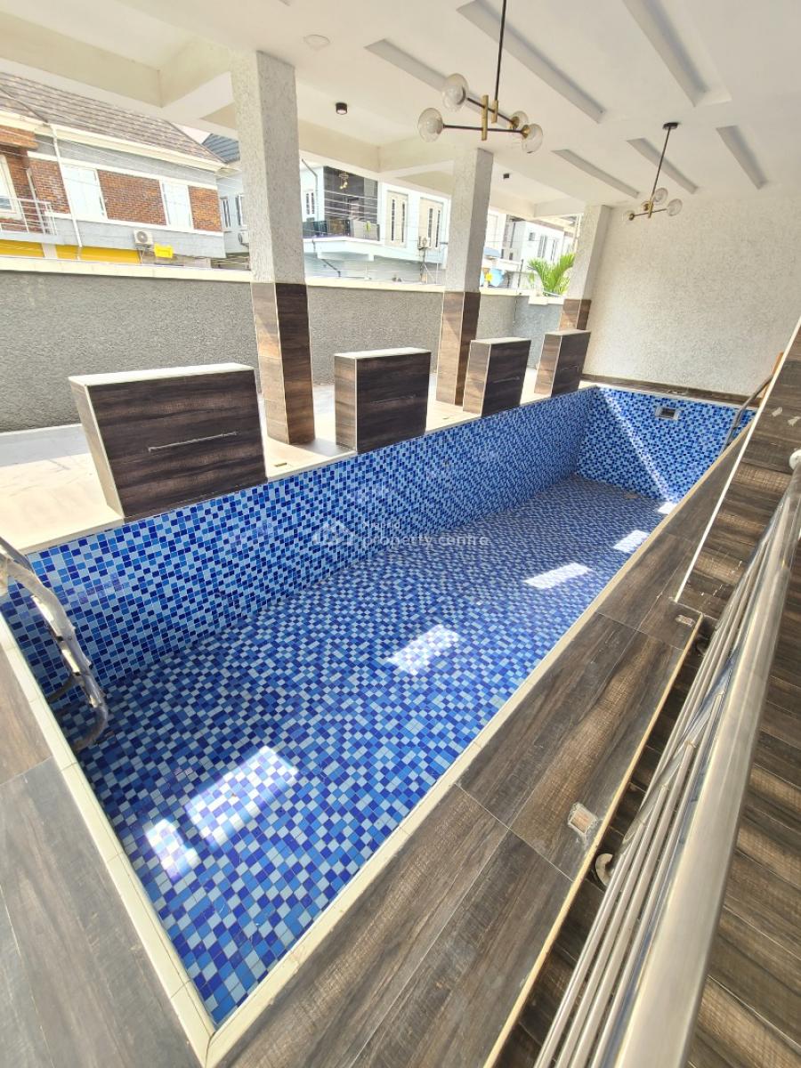 Brand New 5 Bedroom Semi Detached Duplex with Swimming Pool, Chevy View Estate, Lekki, Lagos, Semi-detached Duplex for Rent